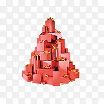 红色礼物盒-空若网 红色礼物盒-空若网