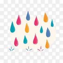多彩雨点点背景花纹图案-空若网 多彩雨点点背景花纹图案-空若网