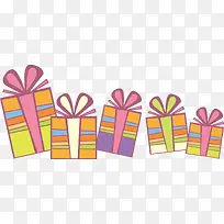 多彩卡通礼物-空若网 多彩卡通礼物-空若网