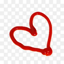 番茄酱爱心免扣素材-空若网 番茄酱爱心免扣素材-空若网