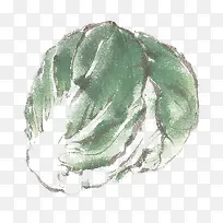 白菜水墨-空若网 白菜水墨-空若网