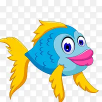 可爱大红唇鱼矢量图-空若网 可爱大红唇鱼矢量图-空若网