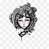 手绘人脸-空若网 手绘人脸-空若网