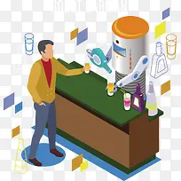 人工智能机器人服务员-空若网 人工智能机器人服务员-空若网