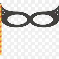 矢量手绘遮挡眼镜面具-空若网 矢量手绘遮挡眼镜面具-空若网