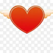 爱心卡翅膀-空若网 爱心卡翅膀-空若网