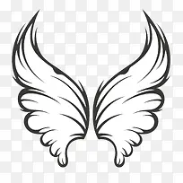 黑白翅膀-空若网 黑白翅膀-空若网