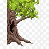 手绘古老大树-空若网 手绘古老大树-空若网