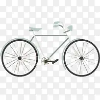 矢量扁平自行车素材-空若网 矢量扁平自行车素材-空若网