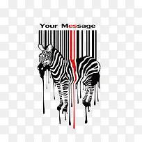 二维码 创意二维码 扁平化 斑马线-空若网 二维码 创意二维码 扁平化 斑马线-空若网