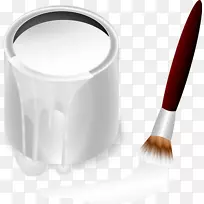 水彩画白色剪贴画水彩画仙人掌-空若网 水彩画白色剪贴画水彩画仙人掌-空若网