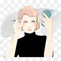 ��ױ����Ů�廭-������