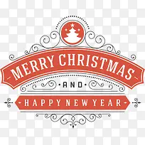 圣诞快乐红色条幅-空若网 圣诞快乐红色条幅-空若网