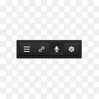 �ĸ���ɫ���水ťPSD�ز�-������