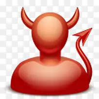 恶魔男图标-空若网 恶魔男图标-空若网