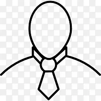 男人的领带图标-空若网 男人的领带图标-空若网