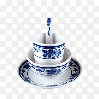 青花瓷餐具碗套装-空若网 青花瓷餐具碗套装-空若网