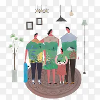 卡通家庭成员-空若网 卡通家庭成员-空若网