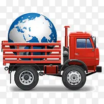 卡车设计矢量素材-空若网 卡车设计矢量素材-空若网