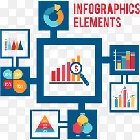 扁平化数据信息ppt元素-空若网 扁平化数据信息ppt元素-空若网