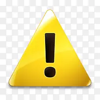 黄色的三角形警告标志图标-空若网 黄色的三角形警告标志图标-空若网