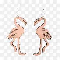 耳环水鸟首饰嘴.火烈鸟-空若网 耳环水鸟首饰嘴.火烈鸟-空若网