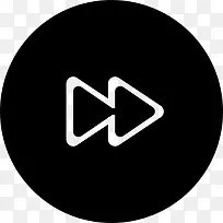 快速前进的圆形按钮图标-空若网 快速前进的圆形按钮图标-空若网