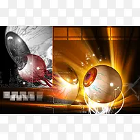 眼球与科技背景-空若网 眼球与科技背景-空若网