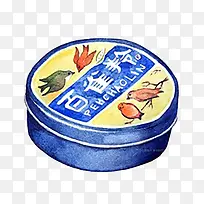 百雀羚水彩画-空若网 百雀羚水彩画-空若网