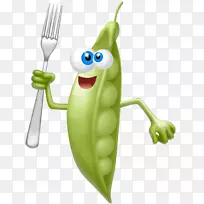 蔬菜水果食品剪贴画-豌豆-空若网 蔬菜水果食品剪贴画-豌豆-空若网