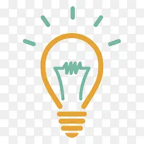 卡通科学灯泡知识创意思维-空若网 卡通科学灯泡知识创意思维-空若网