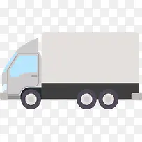 扁平化矢量货车图-空若网 扁平化矢量货车图-空若网