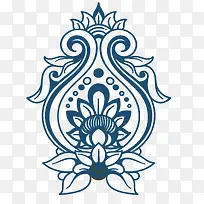 复古花纹边框矢量图-空若网 复古花纹边框矢量图-空若网