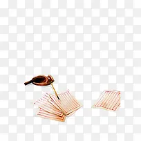 信纸笔墨插画-空若网 信纸笔墨插画-空若网