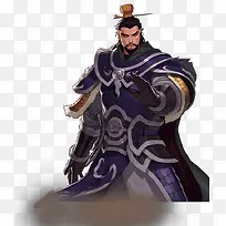 霸气紫衣将军手绘古风手绘-空若网 霸气紫衣将军手绘古风手绘-空若网