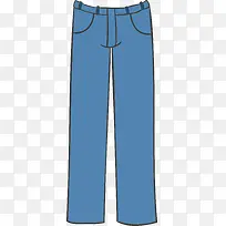 蓝色裤子矢量素材图-空若网 蓝色裤子矢量素材图-空若网