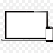 矢量笔记本电脑与手机-空若网 矢量笔记本电脑与手机-空若网