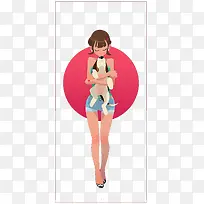 卡通人物H5界面免抠素材-空若网 卡通人物H5界面免抠素材-空若网