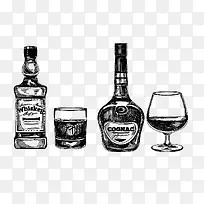 手绘酒水-空若网 手绘酒水-空若网