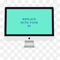 扁平化苹果电脑Imac-空若网 扁平化苹果电脑Imac-空若网