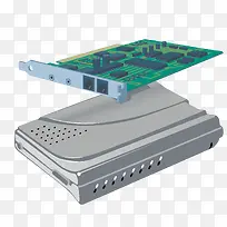 电脑组件矢量图-空若网 电脑组件矢量图-空若网