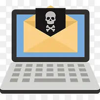 矢量电脑病毒邮件-空若网 矢量电脑病毒邮件-空若网