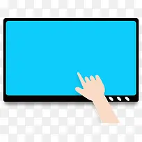 扁平化手指显示器-空若网 扁平化手指显示器-空若网