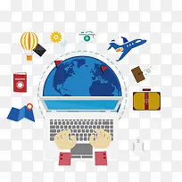 矢量笔记本电脑-空若网 矢量笔记本电脑-空若网