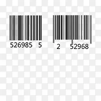 条形码矢量图数字-空若网 条形码矢量图数字-空若网