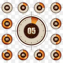 倒计时数字图标-空若网 倒计时数字图标-空若网