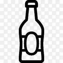 食物啤酒瓶图标-空若网 食物啤酒瓶图标-空若网