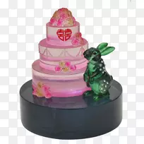 糖蛋糕装饰-双重幸福-空若网 糖蛋糕装饰-双重幸福-空若网