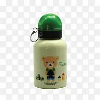 水瓶不锈钢杯水壶玻璃米色卡通熊水壶-空若网 水瓶不锈钢杯水壶玻璃米色卡通熊水壶-空若网