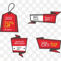 超市红色促销标签-空若网 超市红色促销标签-空若网